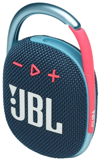 Беспроводная колонка JBL Clip 4 (темно-синий/розовый) - фото 2 - id-p225413570