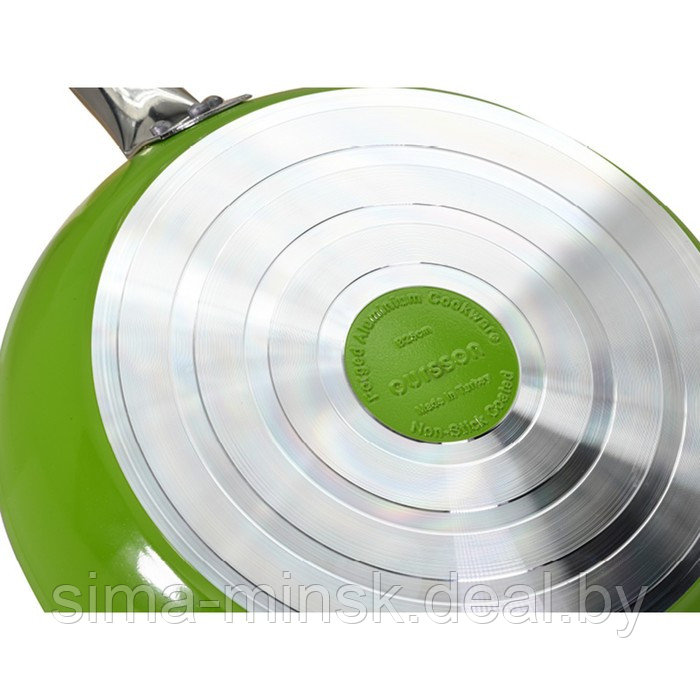 Сковорода диаметром 26 см Oursson, зеленое яблоко - фото 4 - id-p225413772