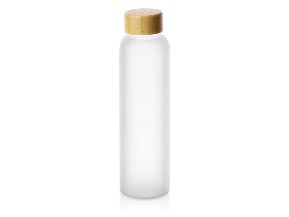 Стеклянная бутылка с бамбуковой крышкой «Foggy», 600 мл - фото 1 - id-p225413883