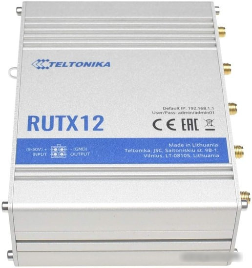 4G Wi-Fi роутер Teltonika RUTX12 - фото 3 - id-p225413940