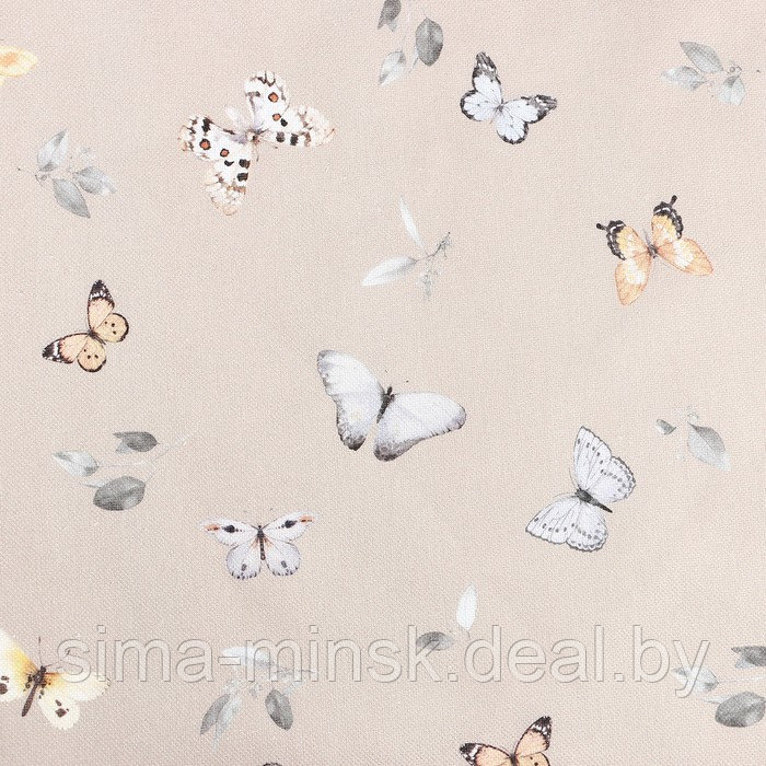 Скатерть Этель "Butterflies" 146х220 см, 100% хлопок, рогожка 186 г/м2 - фото 5 - id-p225414273