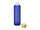 Стеклянная бутылка с бамбуковой крышкой «Foggy», 600 мл Синий, фото 2