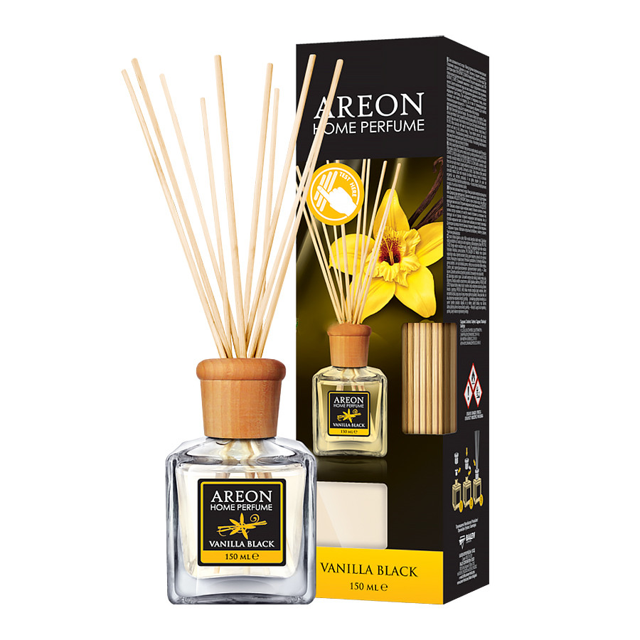 Аромат. возд. Areon Home Perfume STICKS Reed Diffusers Vanilla Black 50 мл - фото 1 - id-p225414545