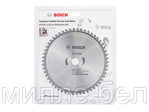 Диск пильный 190х20 мм 54 зуб. универсальный ECO ALUMINIUM BOSCH ( твердоспл. зуб)