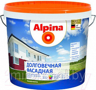 Краска Alpina Долговечная фасадная. База 3 - фото 1 - id-p225416342