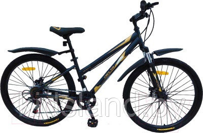 Велосипед DELTA Crystal 27.5 (15, чёрный/золото, 2024) - фото 1 - id-p225422529