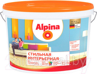 Краска Alpina Стильная интерьерная. База 1 - фото 1 - id-p225416627