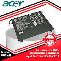 Оригинальный аккумулятор (батарея) для ноутбука Acer One CloudBook 14 (AP15H8I) 11.4V 4670mAh