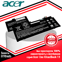 Оригинальный аккумулятор (батарея) для ноутбука Acer One CloudBook 11 (AP16A4K) 11.25V 3770mAh