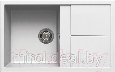 Мойка кухонная Elleci Unico 300 Bianco Titano G68 / LGU30068 - фото 1 - id-p225421399