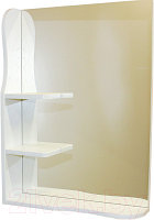 Шкаф с зеркалом для ванной СанитаМебель Лотос 901.500