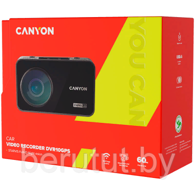 Видеорегистратор-GPS информатор (2в1) Canyon CND-DVR10GPS - фото 6 - id-p225423086