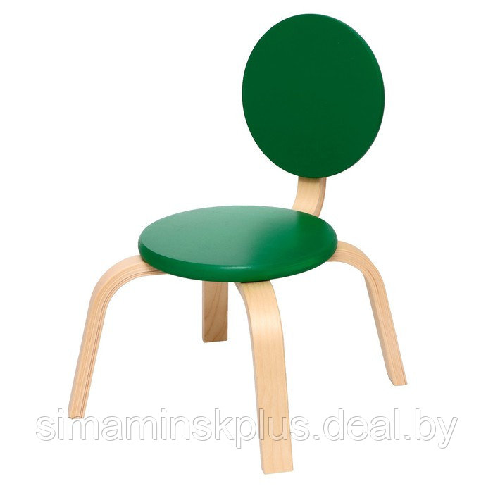 Стул детский «Ромашка» (0), цвет зелёный, спинка и сидушка - фото 1 - id-p225423531