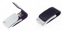 Флеш накопитель Shine, USB 2.0, металл/кожзам 16GB