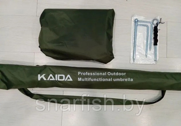 Зонт рыболовный с тентом KAIDA, 2.4м - фото 1 - id-p225426442