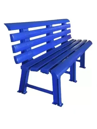 Пластиковая скамейка БИМАпласт (синяя) - фото 1 - id-p225425816