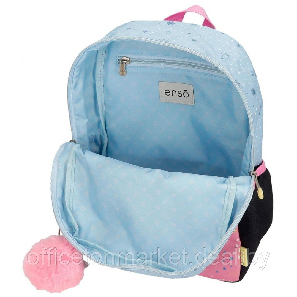 Рюкзак школьный Enso "Dreams come true", S, голубой, розовый - фото 4 - id-p225426175
