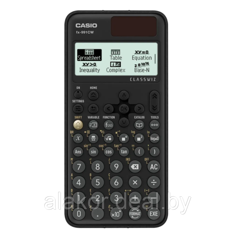 Калькулятор научный Casio "FX991CW", 12-разрядный, 162 x 77 x 11 мм, черный - фото 1 - id-p225426761