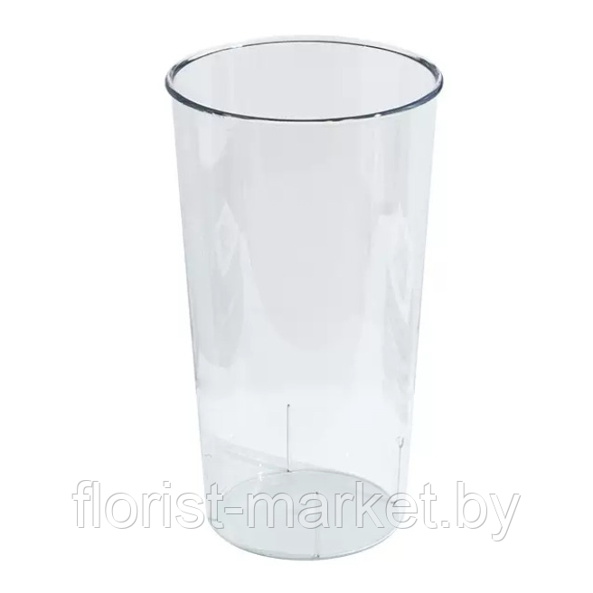 Пластиковая ваза для цветов, круглая, высота 30.5 см