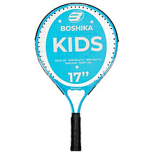 Ракетка для большого тенниса детская BOSHIKA KIDS, алюминий, 17'', цвет голубой