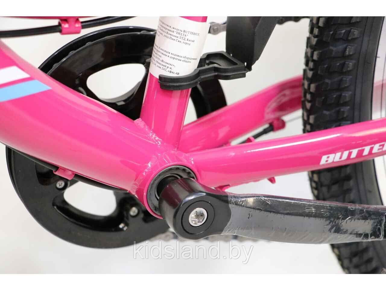 Велосипед DELTA Butterfly 24 для подростков (13, розовый, 2024) - фото 4 - id-p225427210