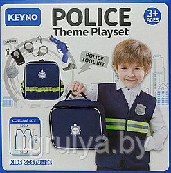 Детский игровой набор полицейского в сумке арт. KN631