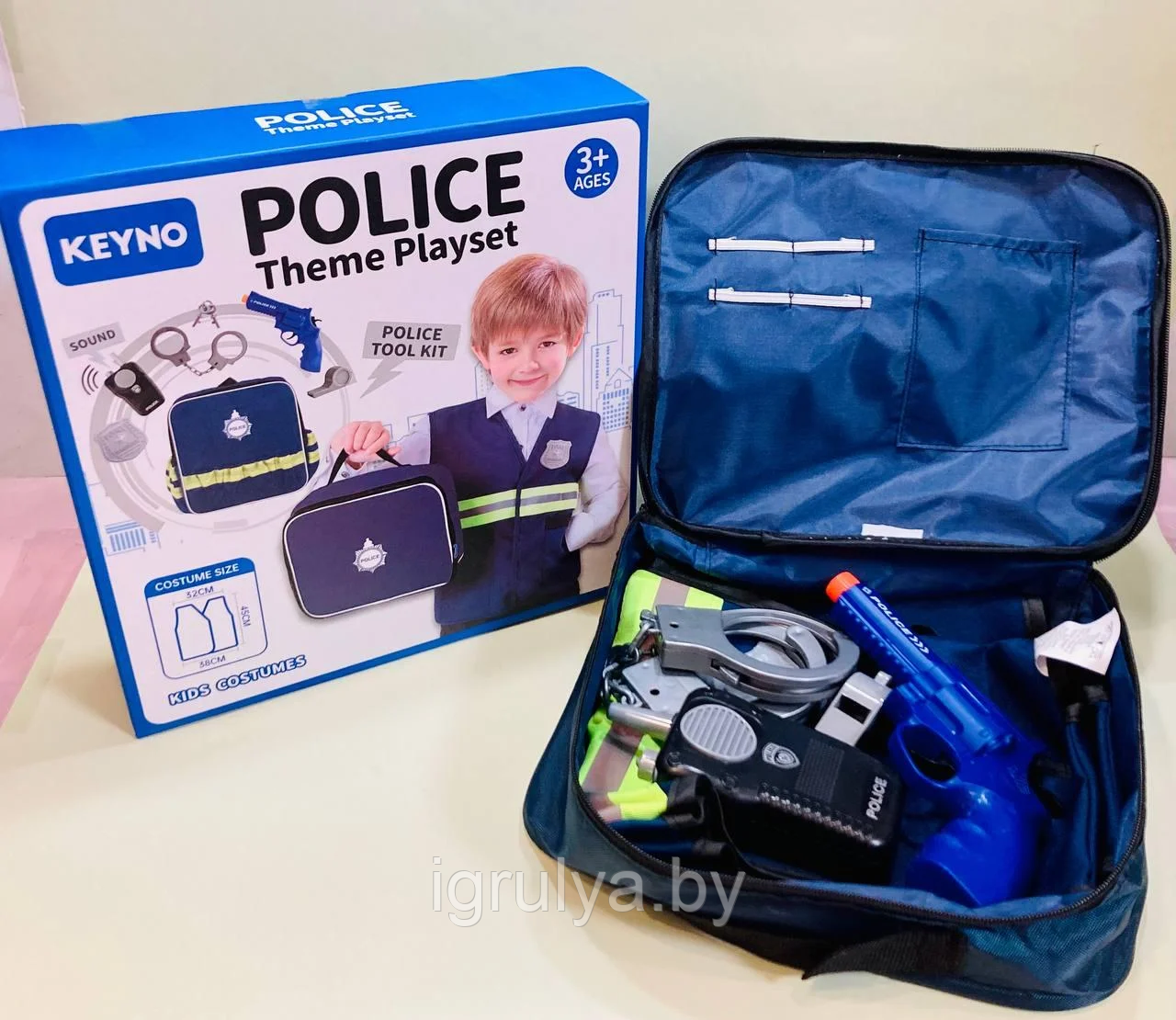 Детский игровой набор полицейского в сумке арт. KN631 - фото 2 - id-p225427218