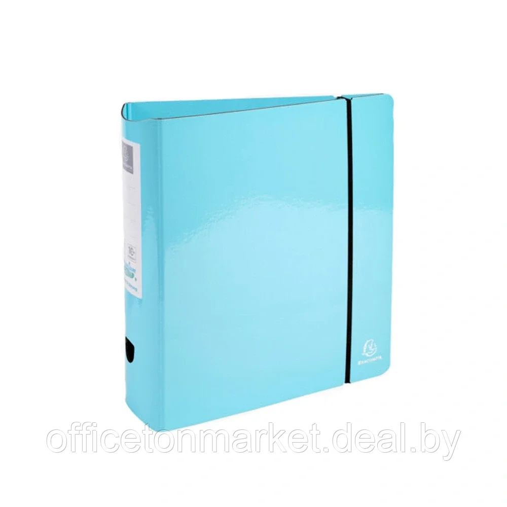 Папка-регистратор "Exacompta Aquarel", А4, 80 мм, ламинированный картон, голубой - фото 1 - id-p225426074