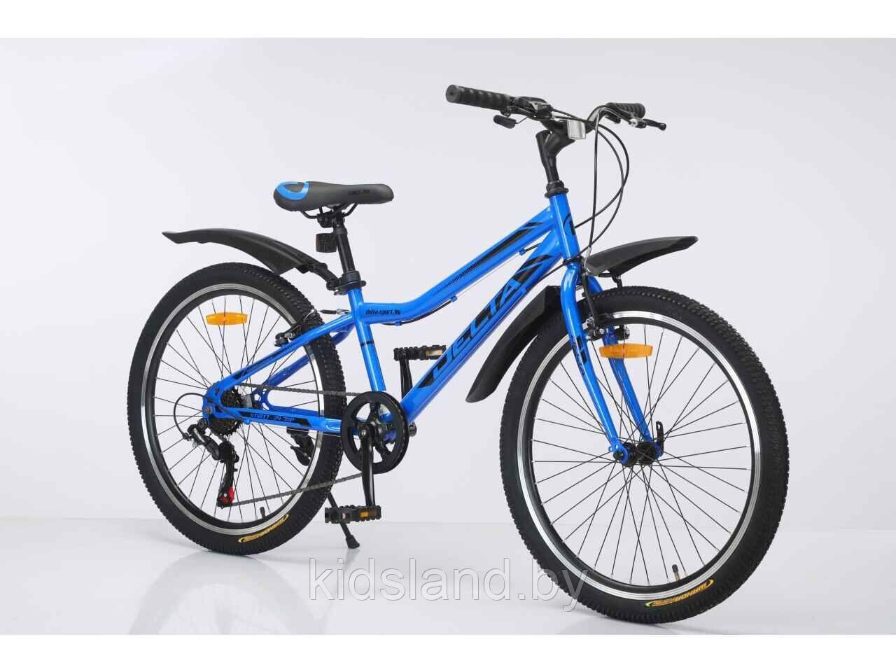 Велосипед DELTA Street 24 ( р 12, синий, 2024) - фото 2 - id-p225427328