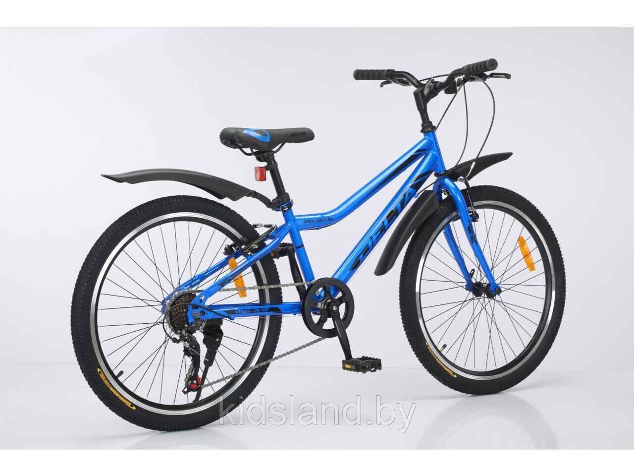 Велосипед DELTA Street 24 ( р 12, синий, 2024) - фото 3 - id-p225427328