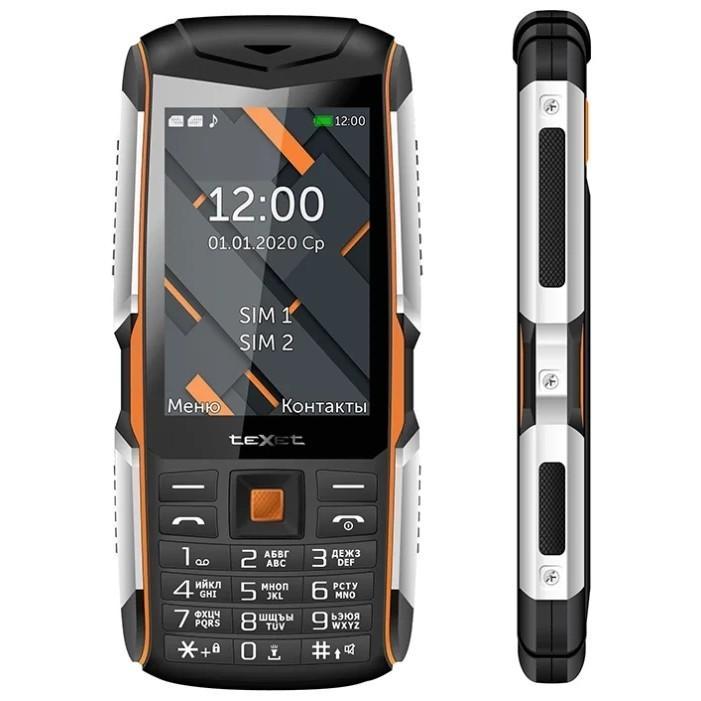 TEXET TM-D426 мобильный телефон цвет черный-оранжевый - фото 1 - id-p225426939