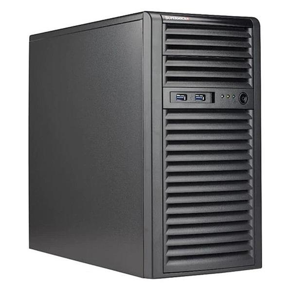 Серверная платформа Supermicro UP Workstation mini-tower 530T-I Xeon E-23**/no DIMM(4)/SATARAID - фото 1 - id-p225427350