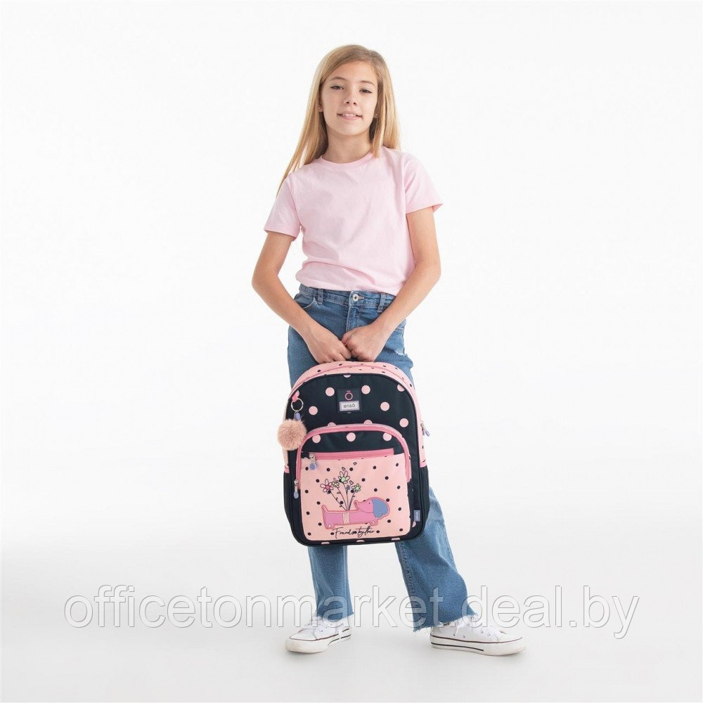 Рюкзак детский "Friends together", M, 38 см, розовый, темно-синий, - фото 9 - id-p225426121