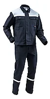 Костюм рабочий мужской Ладога 100% х/б (цвет темно-синий) - фото 5 - id-p225427459