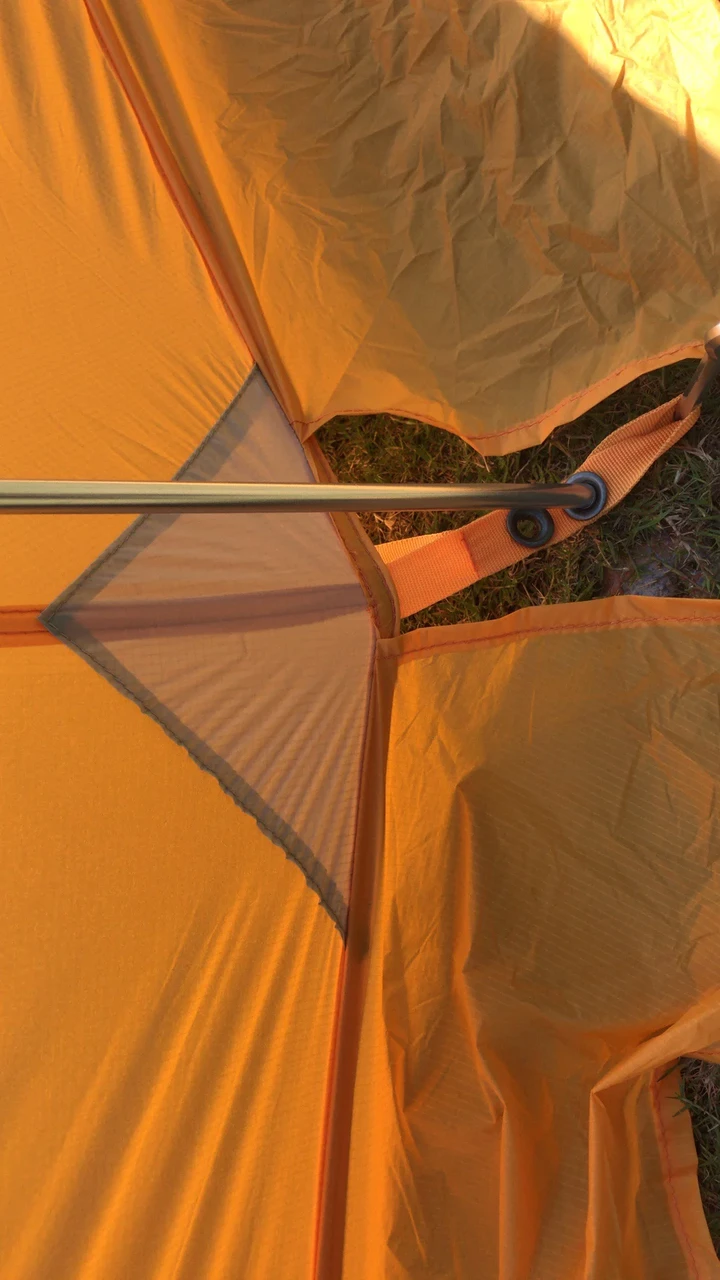 Туристическая палатка 3-х местная с алюминиевым каркасом MirCamping ART1017 (450х225х150 см) - фото 5 - id-p225427533