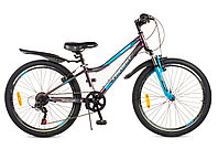 Двухколесный велосипед FAVORIT, модель BUFFALO-24VS, BUF24V12BL