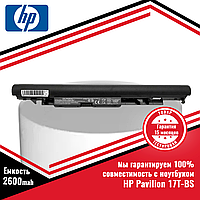 Аккумулятор (батарея) для ноутбука HP Pavilion 17T-BS (JC04) 14.8V 2600mAh черная
