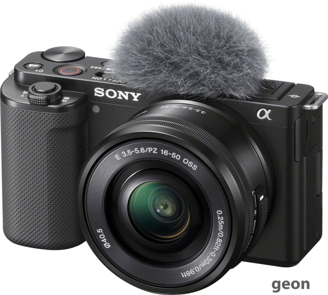 Беззеркальный фотоаппарат Sony ZV-E10L Kit 16-50mm (черный) - фото 2 - id-p225427961