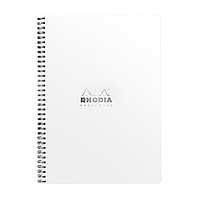 Блокнот "Rhodia", А4+, 160 страниц, клетка, белый