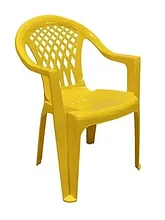 Пластиковое кресло БИМАпласт (желтое)