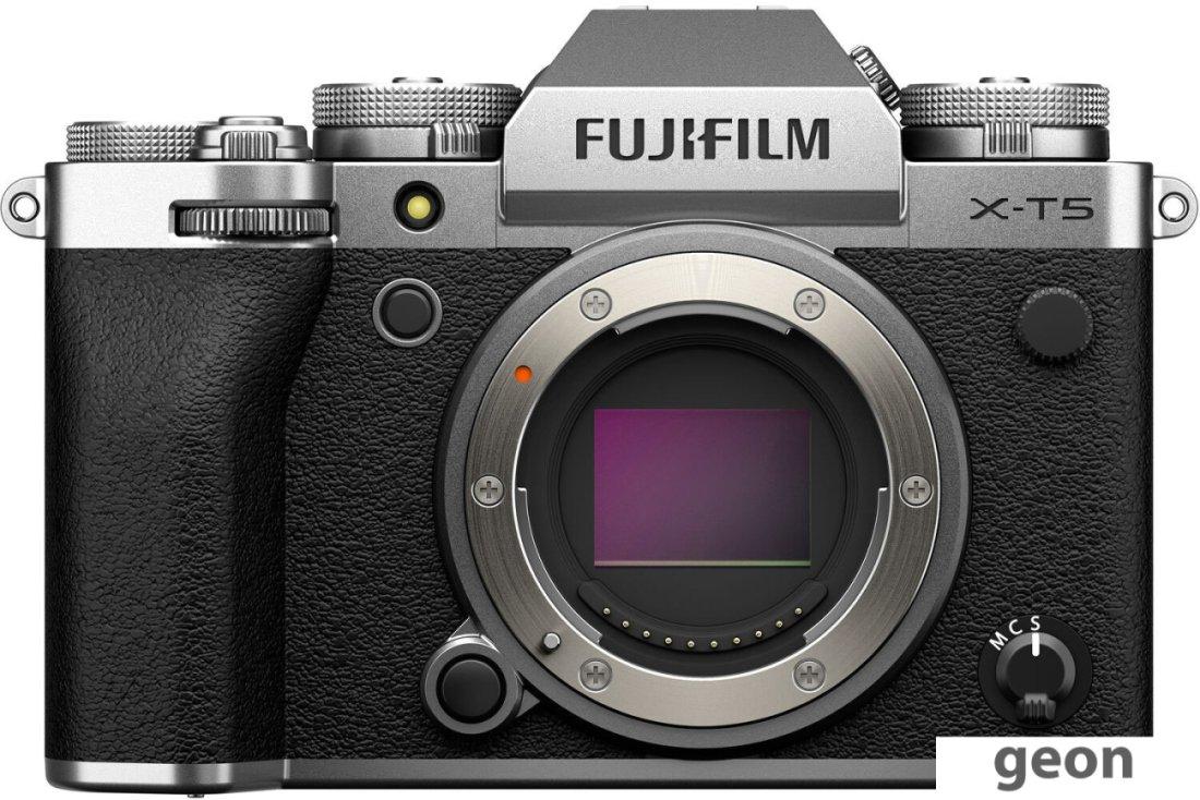 Беззеркальный фотоаппарат Fujifilm X-T5 Body (серебристый) - фото 1 - id-p225427990