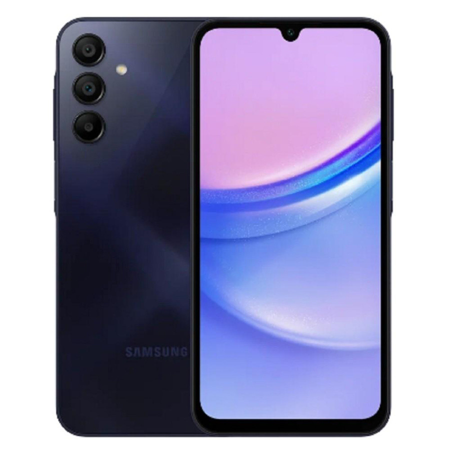 Смартфон Samsung Galaxy A15 8/256Gb Blue Black arabic (SM-A155FZKIMEA) - фото 1 - id-p225428529