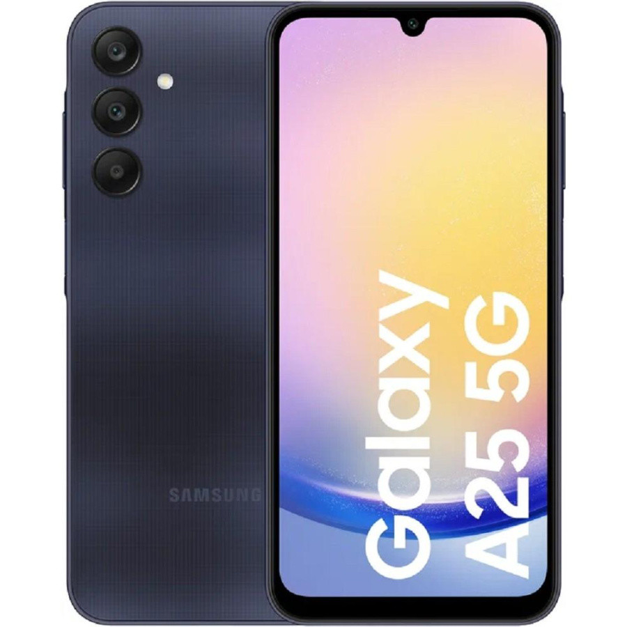 Смартфон Samsung Galaxy A25 8/256Gb Blue Black arabic (SM-A256EZKHMEA) - фото 1 - id-p225428535