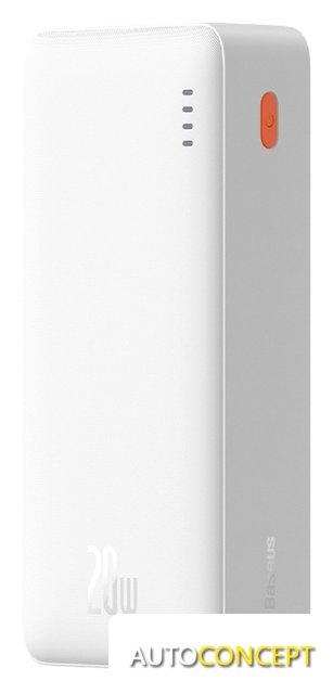 Внешний аккумулятор Baseus Airpow Fast Charge Power Bank 20W 30000mAh (белый) - фото 1 - id-p213198382