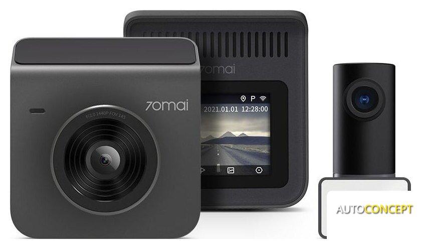 Видеорегистратор 70mai Dash Cam A400 + камера заднего вида RC09 (международная версия, серый) - фото 1 - id-p213197725