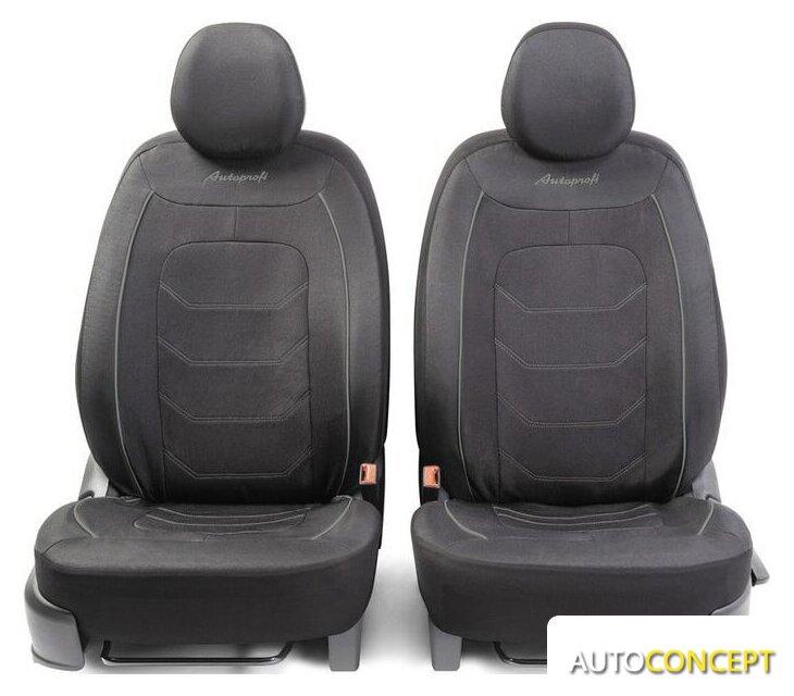 Комплект чехлов для сидений Autoprofi Arrow ARW-1102 (черный/темно-серый) - фото 2 - id-p213199030