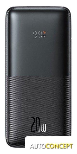 Внешний аккумулятор Baseus Bipow Pro Digital Display Fast Charge 20W 10000mAh (черный) - фото 1 - id-p213198331