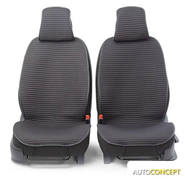 Накидка на автомобильное сидение Car Performance CUS-1042 BK (лен, черный) - фото 2 - id-p214771383