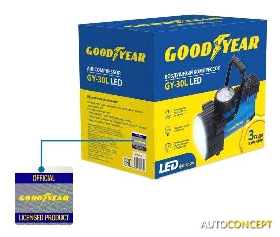 Автомобильный компрессор Goodyear GY-30L LED - фото 4 - id-p213198022