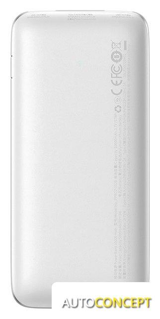 Внешний аккумулятор Baseus Bipow Pro Digital Display Fast Charge 20W 10000mAh (белый) - фото 4 - id-p213197406